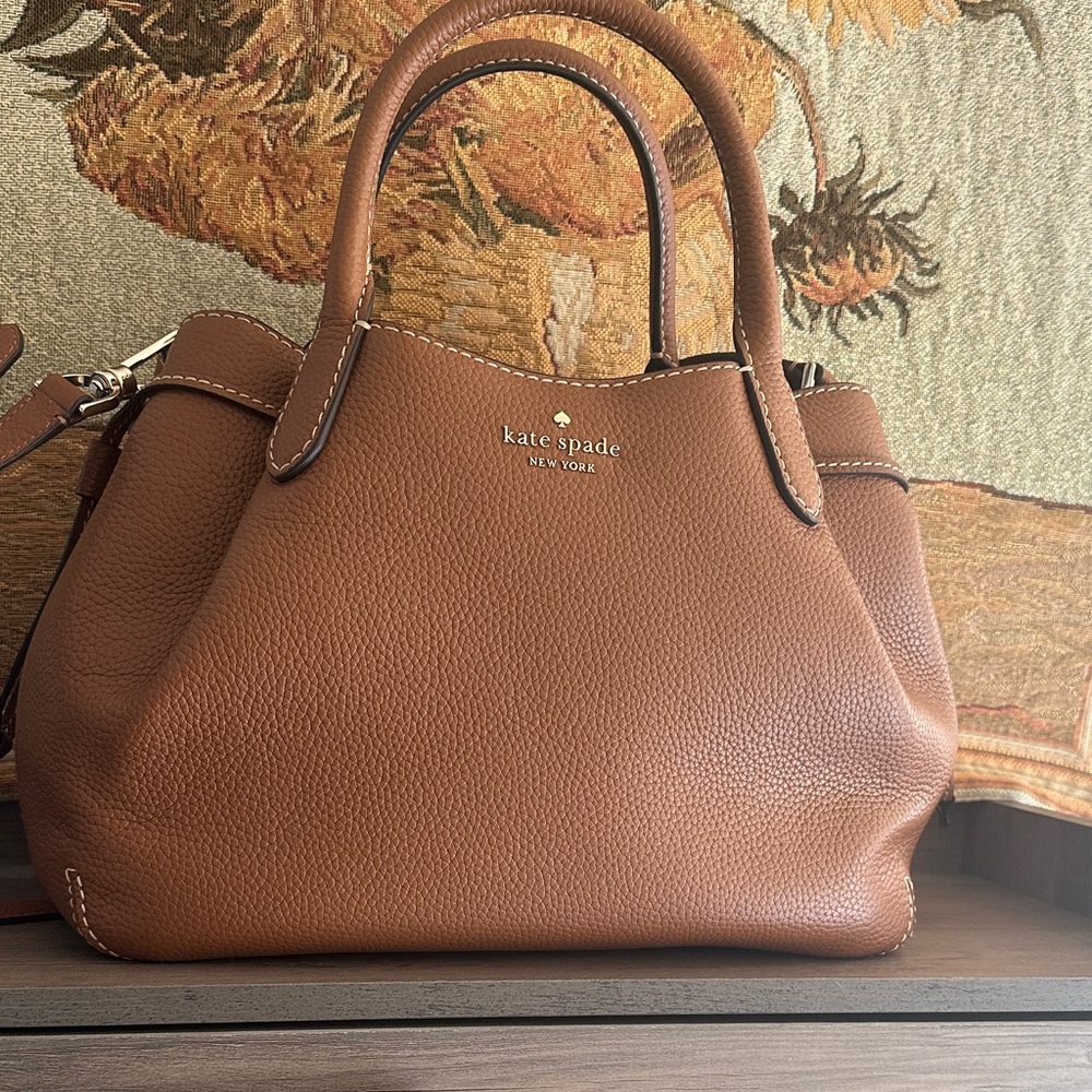 Kate Spade Tan Leather Satchel